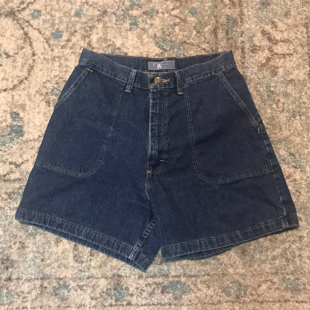 Thrifted Wrangler Mom Shorts